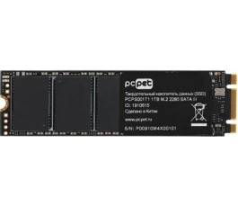 Накопитель SSD M.2 SATA 1Tb PC Pet PCPS001T1