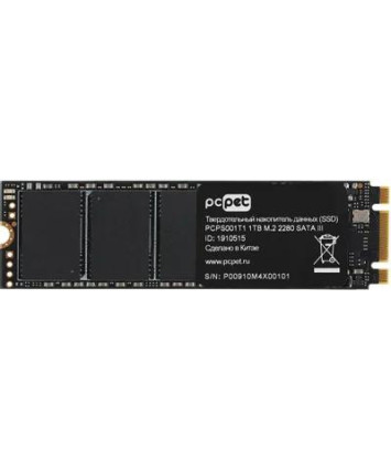 Накопитель SSD M.2 SATA 1Tb PC Pet PCPS001T1