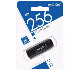 Флеш накопитель 256Gb USB 3.0 SmartBuy Scout Black (SB256GB3SCK)