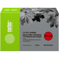Картридж совместимый Cactus CS-PFI120MBK, 130мл, черный матовый