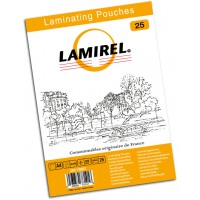 Плёнка для ламинирования А4 (216х303мм) 125 микрон (25 л.) (125мкм) Lamirel