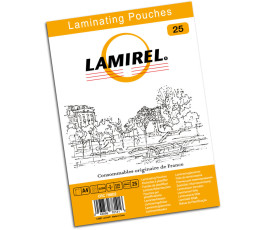 Плёнка для ламинирования А4 (216х303мм) 125 микрон (25 л.) (125мкм) Lamirel