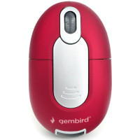 Мышь беспроводная Gembird MUSW-605, красный, USB