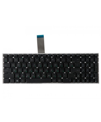 Клавиатура для ноутбука Asus A56C, A56CA, A56CB, A56CM, черная без рамки, контакты вверх, гор Enter