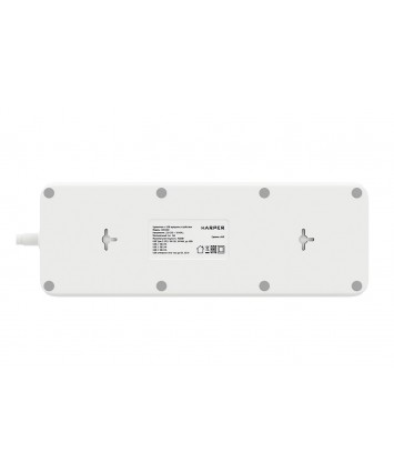 Сетевой фильтр Harper UCH-650 5м белый