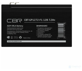 Аккумулятор CBR CBT-GP1272-F1 12V 7.2A