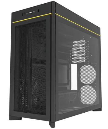 Корпус ATX без БП Montech HS01, черный Корпус ATX без БП Montech HS01, черный