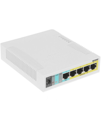Коммутатор MikroTik RB260GSP, 5port, PoE, управляемый Коммутатор MikroTik RB260GSP, 5port, PoE, управляемый