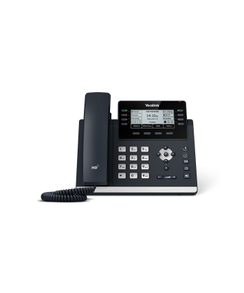 Телефон VoIP Yealink SIP-T43U, без блока питания, GigE