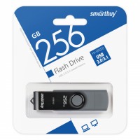 Флеш накопитель 256Gb USB 3.0+TypeC Smartbuy Twist Dual (SB256GB3DUOTWK)
