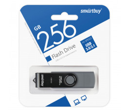 Флеш накопитель 256Gb USB 3.0+TypeC Smartbuy Twist Dual (SB256GB3DUOTWK)