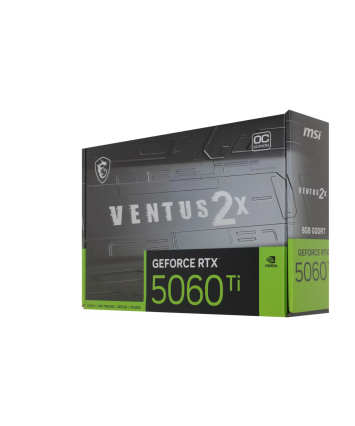 Видеокарта PCI-E 5.0 8Gb GeForce RTX 5060 Ti MSI 8G VENTUS 2X OC PLUS