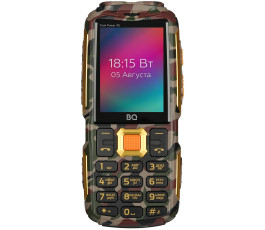 Мобильный телефон BQ 2410L Tank Power 4G Camouflage+Gold