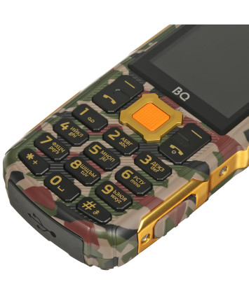 Мобильный телефон BQ 2410L Tank Power 4G Camouflage+Gold