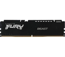 Модуль памяти DDR5 8Gb PC48000 6000MHz Kingston Fury Beast Black Expo (KF560C36BBE-8)