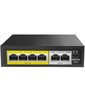 Коммутатор Netis P106C, 6port, PoE