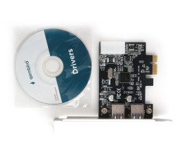 Контроллер PCI-E to USB 3.0 Gembird SPCR-01 (2 port)