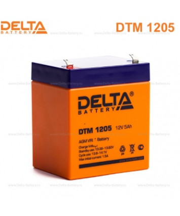 Аккумулятор Delta DTM 1205 12V 5A