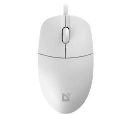 Мышь проводная Defender Azora MB-241, USB, белый