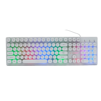 Клавиатура с подсветкой Gembird KB-240L, белый, USB