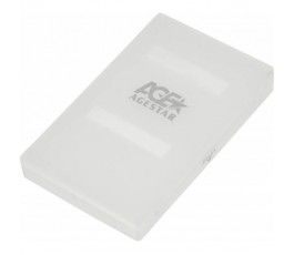 Контейнер для жесткого диска 2,5" USB 2.0 AgeStar (SUBCP1) белый
