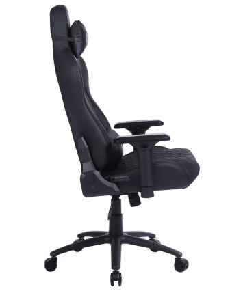 Кресло игровое Cactus CS-CHR-130 черный эко.кожа с подголов. крестов. сталь, черный