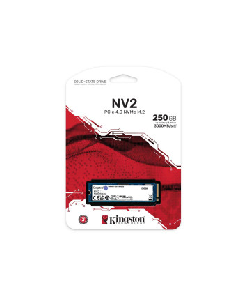 Накопитель SSD M.2 NVMe 250Gb Kingston NV2 SNV2S/250G