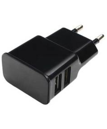 Универсальное СЗУ Cablexpert MP3A-PC-12 (2 USB, 2.1А), черный