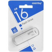 Флеш накопитель 16Gb USB 3.0 SmartBuy CLUE White (SB16GBCLU-W3)