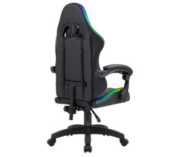 Кресло игровое Defender Energy, RGB, черный