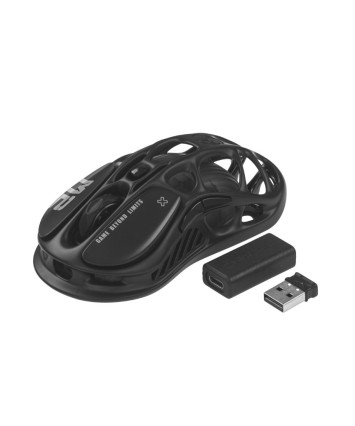 Мышь беспроводная игровая Gravastar Mercury M2, BT+2.4G, черный