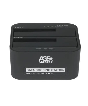 Док-станция для жёстких дисков AgeStar 3UBT6-6G (BLACK)