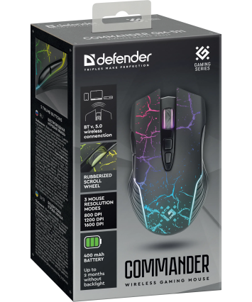 Мышь проводная Defender Commander GM-511 Bluetooth