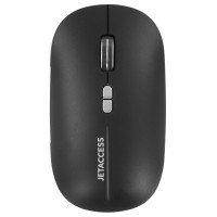 Мышь беспроводная JETACCESS OM-R99 BW, BT+2.4G, черный