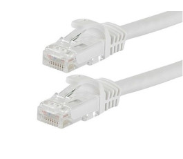 Патчкорд UTP Ripo T568B 4 пары кат.6, 10м, литой, многожильный (белый)