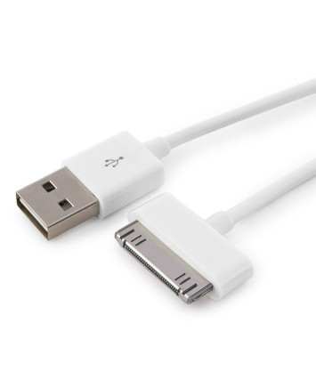 Кабель USB - Apple 30 PIN Cablexpert CC-USB-AP1MW 1m, белый