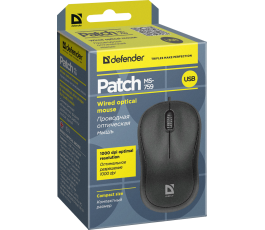 Мышь проводная Defender Patch MS-759 USB