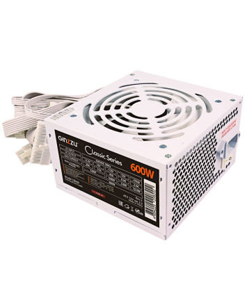 Блок питания 600W Ginzzu CB600, белый
