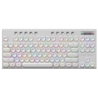 Клавиатура механическая PANTEON T20 PRO BS HS (низкопрофильная), белый