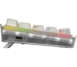 Клавиатура механическая Redragon Fizz, прозрачный/белый (71736)