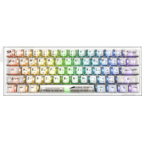 Клавиатура механическая Redragon Fizz, прозрачный/белый (71736)