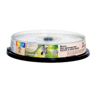 Оптический диск DVD+R SmartTrack CB-10, 4,7GB 16x для печати (10шт)