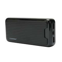 Портативный аккумулятор Gembird GPB-20, 20000мАч, 2A, черный