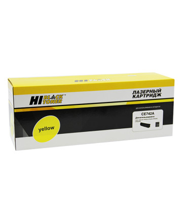 Картридж совместимый Hi-Black HB-CE742A (CLJ CP5220/ 5225/ 5225N/ 5225DN) Y, 7,3K