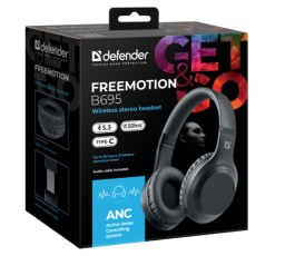 Bluetooth Гарнитура Defender FreeMotion B695 черный