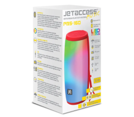 Портативная колонка JETACCESS PBS-160, красная