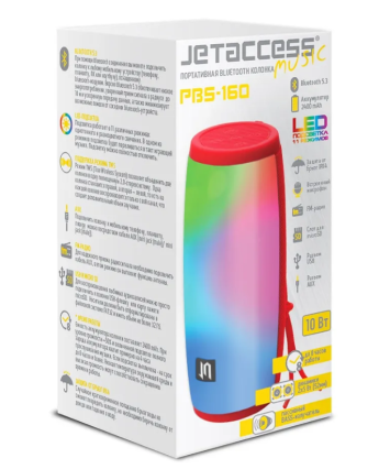 Портативная колонка JETACCESS PBS-160, красная