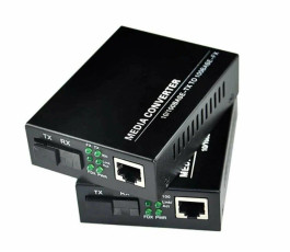 Комплект медиаконвертеров BZ-MC-100M-WDM-A(B)-20-S 20км