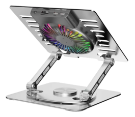 Охлаждающая подставка для ноутбука PANTEON CP-171R RGB Silver 10"-17", USB, 1 вентилятор