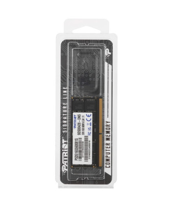 Модуль памяти SODIMM DDR5 16Gb PC44800 5600MHz Patriot Signature (PSD516G560081S)